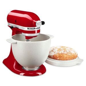 KitchenAid -  Ceramic Bread Bowl - KSM2CB5BGS White